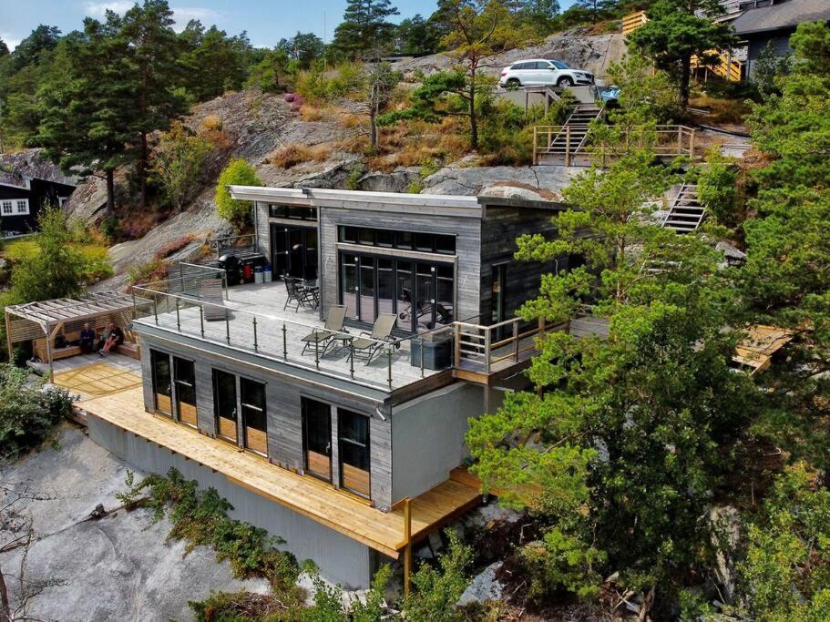 Brand New Beautiful Cabin View Wifi Sonos System Larvik Exterior photo
