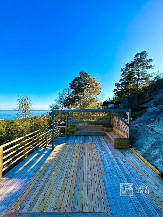 Brand New Beautiful Cabin View Wifi Sonos System Larvik Exterior photo